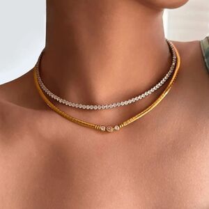 Trendy vintage style Necklace A1365